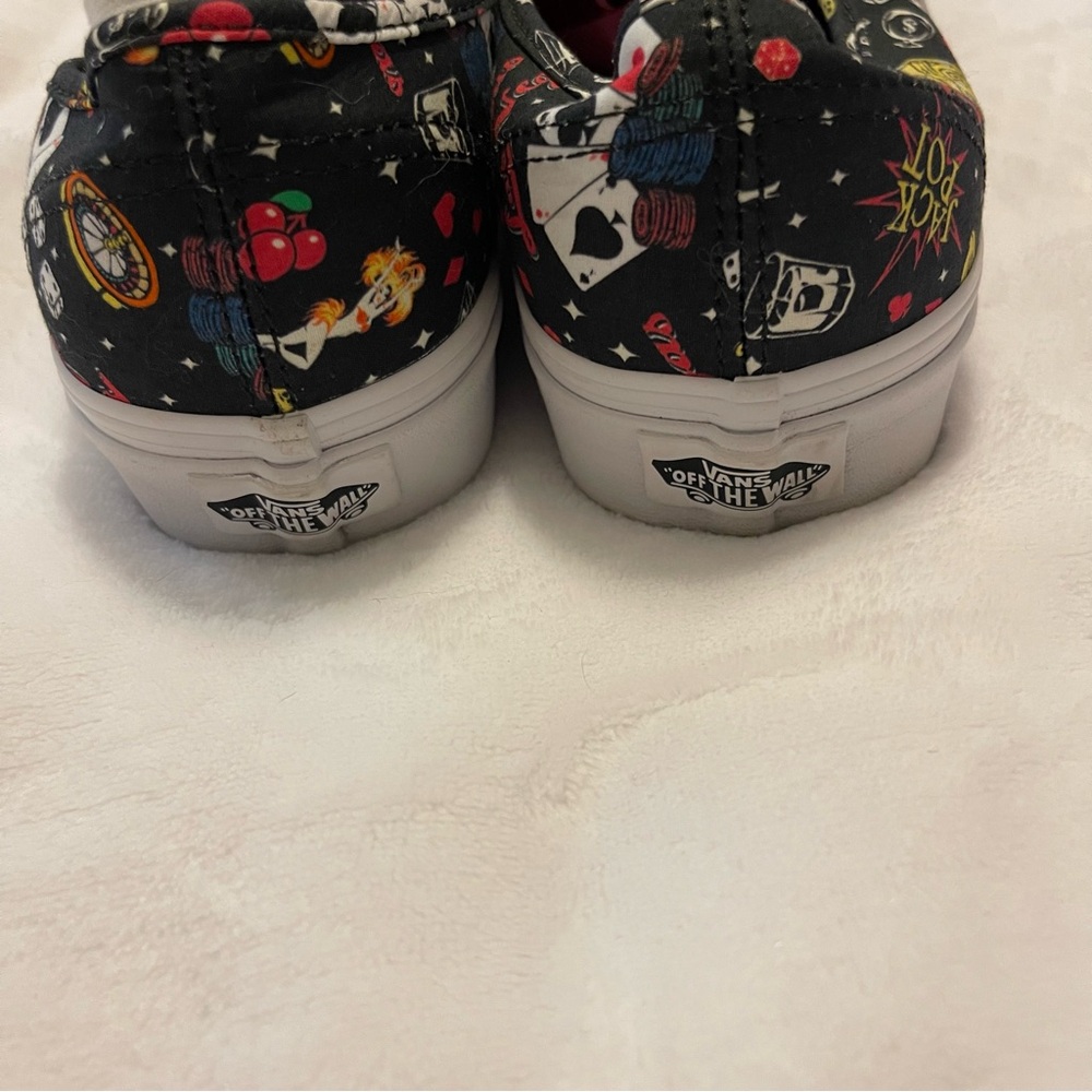 Limited Edition Las Vegas Vans Size 8.5 Women’s Size 7 Men’s Sneaker Shoes - Picture 4 of 13